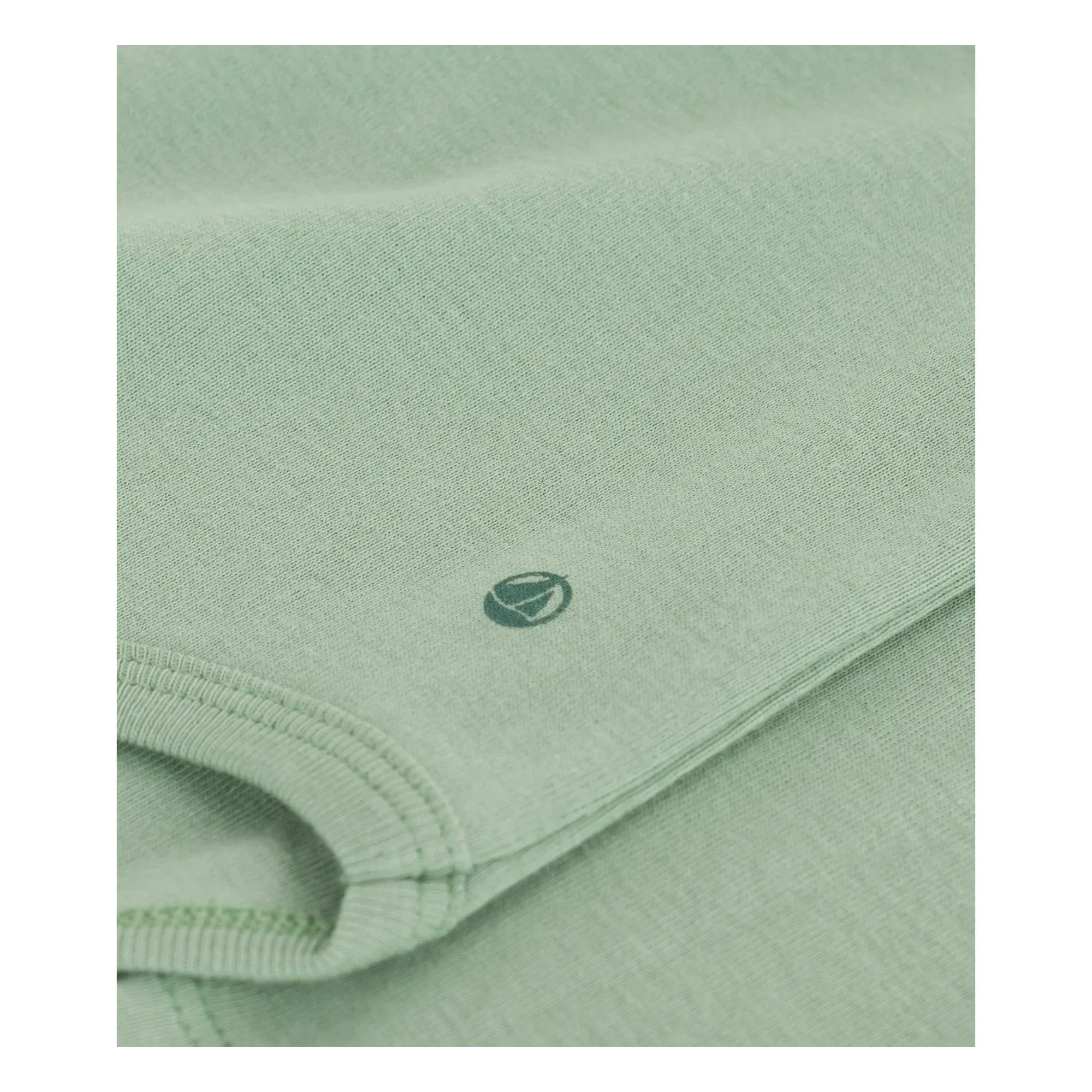 Petit Bateau - Organik pamuk balıkçı yaka body | Sage