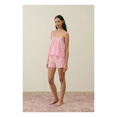 Louise Misha - Minala Vichy Pijama - Kadın koleksiyonu | Pembe