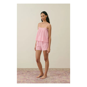 Louise Misha - Minala Vichy Pijama - Kadın koleksiyonu | Pembe