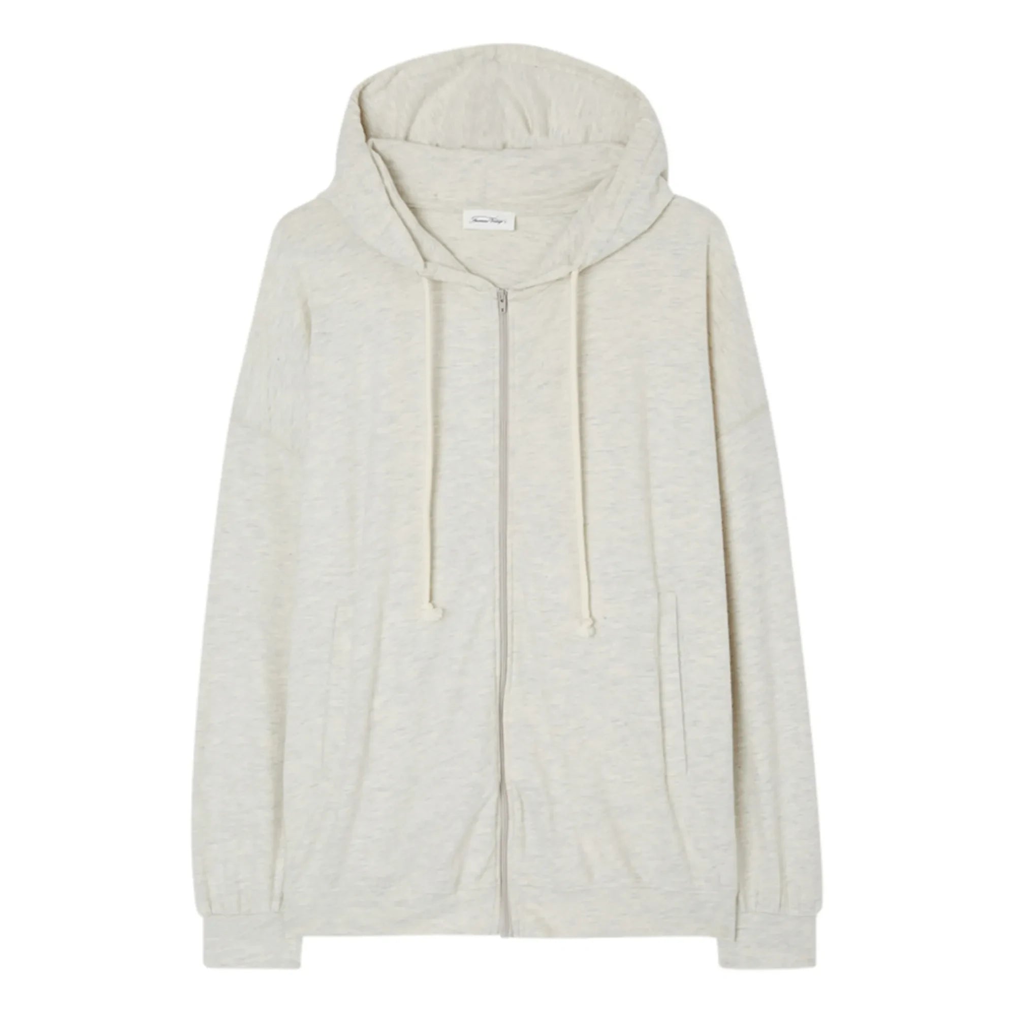 American Vintage - Ypawood Fermuarlı Sweatshirt | Gri Melanj