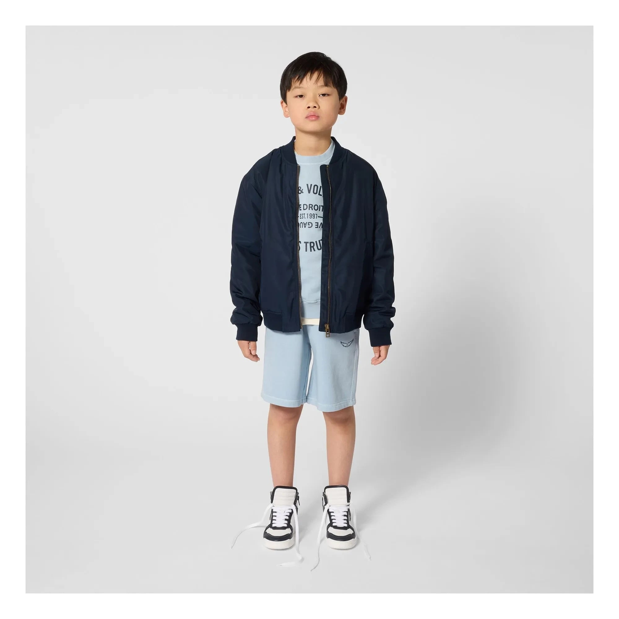 Zadig & Voltaire - Sweatshirt Logo Art Is Truth | Hellblau