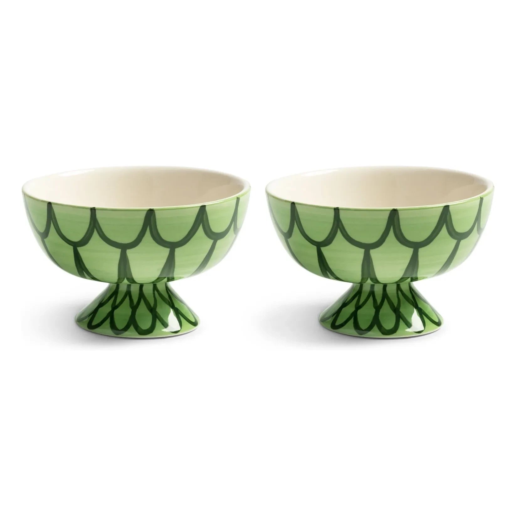 &Klevering - Sirene Kaseler - 2er Set | Grün