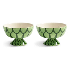 &Klevering - Sirene Kaseler - 2er Set | Grün