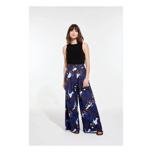 Mapoésie - Penelope Poppy Pamuklu Poplin Pantolon | Mavi