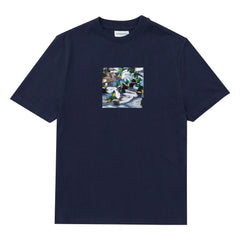 Edmmond Studios - Duck Lake pamuklu T-shirt | Koyu Mavi