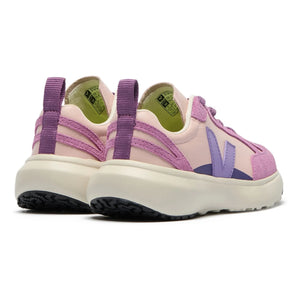 Veja - Elasticated Lace Sneakers Small Canary Light Leather O.T. | Pink
