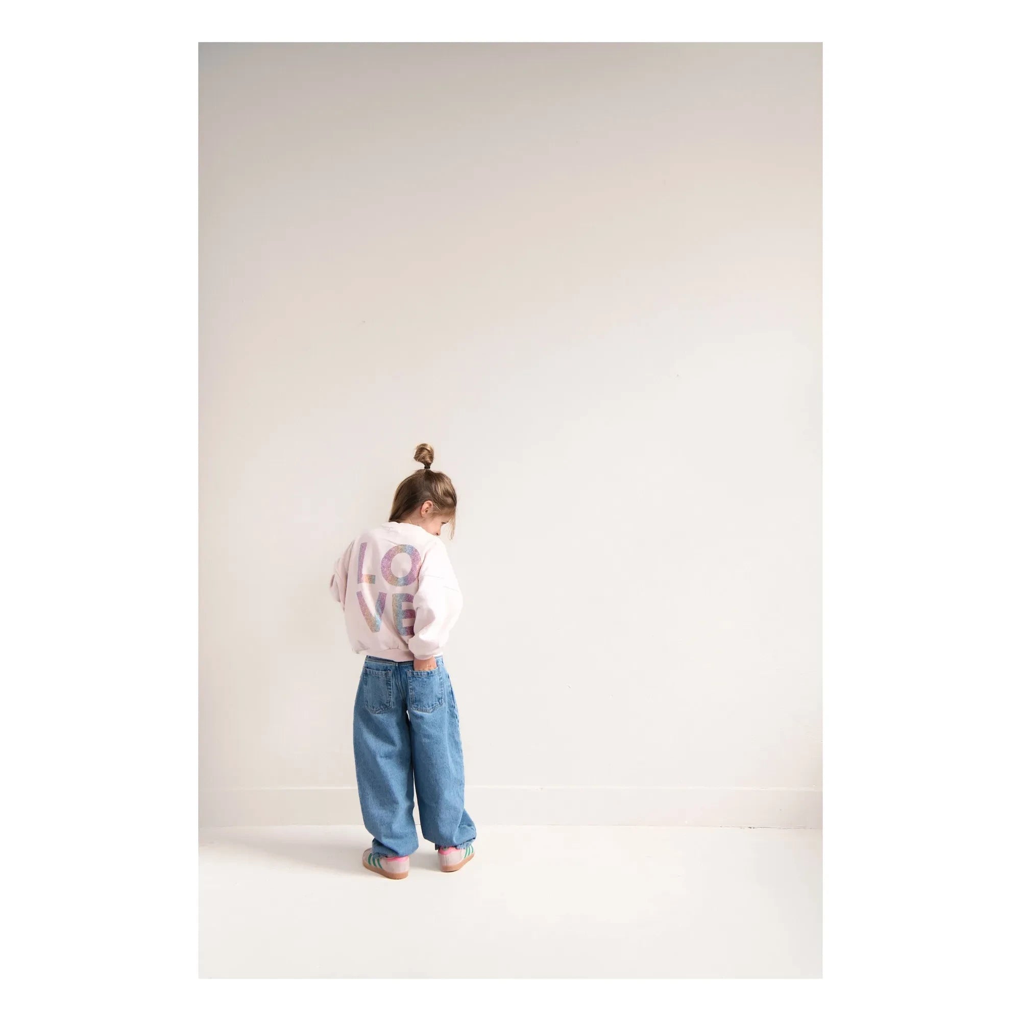 Jenest - Maxi Sweatshirt aus Bio-Baumwolle | Blassrosa