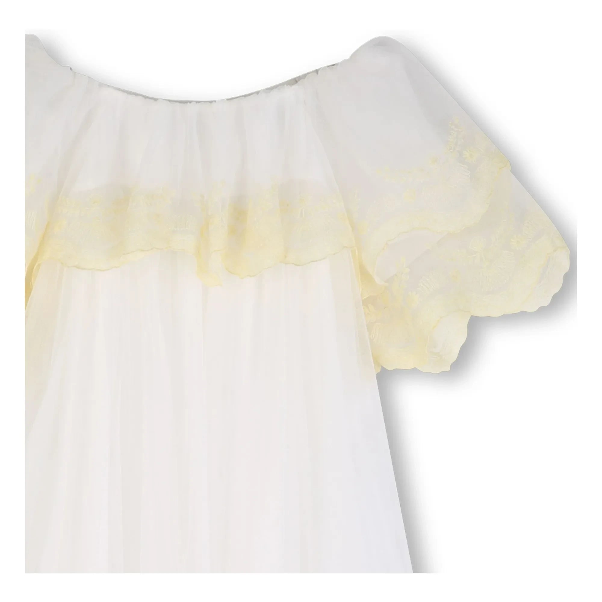 Chloé - Embroidered Dress | White