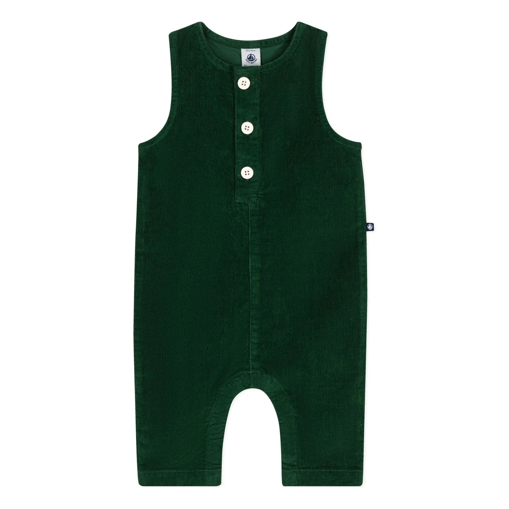 Petit Bateau - Fitilli salopet | Krom yeşili
