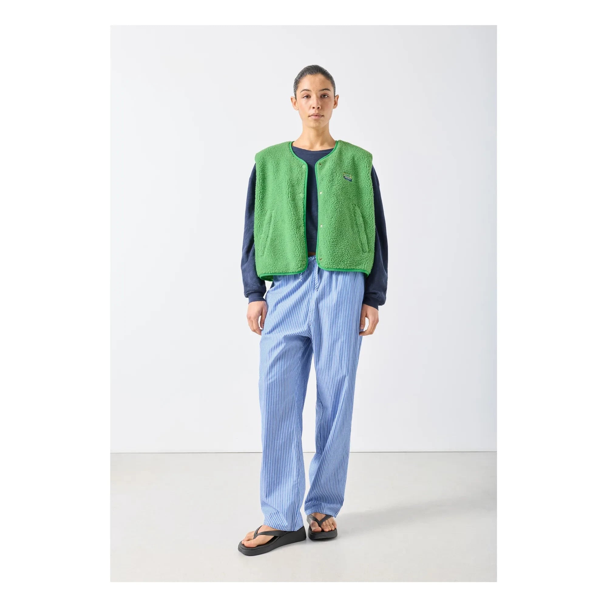 American Vintage - Hoktown Kolsuz Yelek | vert palmier