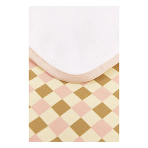 Nobodinoz - Hyde Park Mosaic travel changing mat | Pink