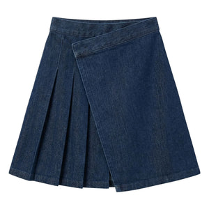 Finger in the nose - Sterling Asymmetrischer Jeansrock | Denim roh