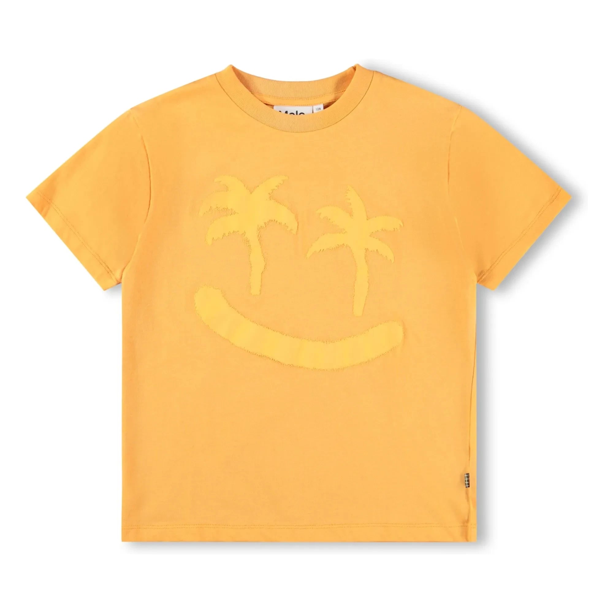 Molo – Riley Palm Smile Bio-Baumwoll-T-Shirt | Orange