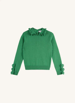 Emile et Ida - Green Ribbed Sweater