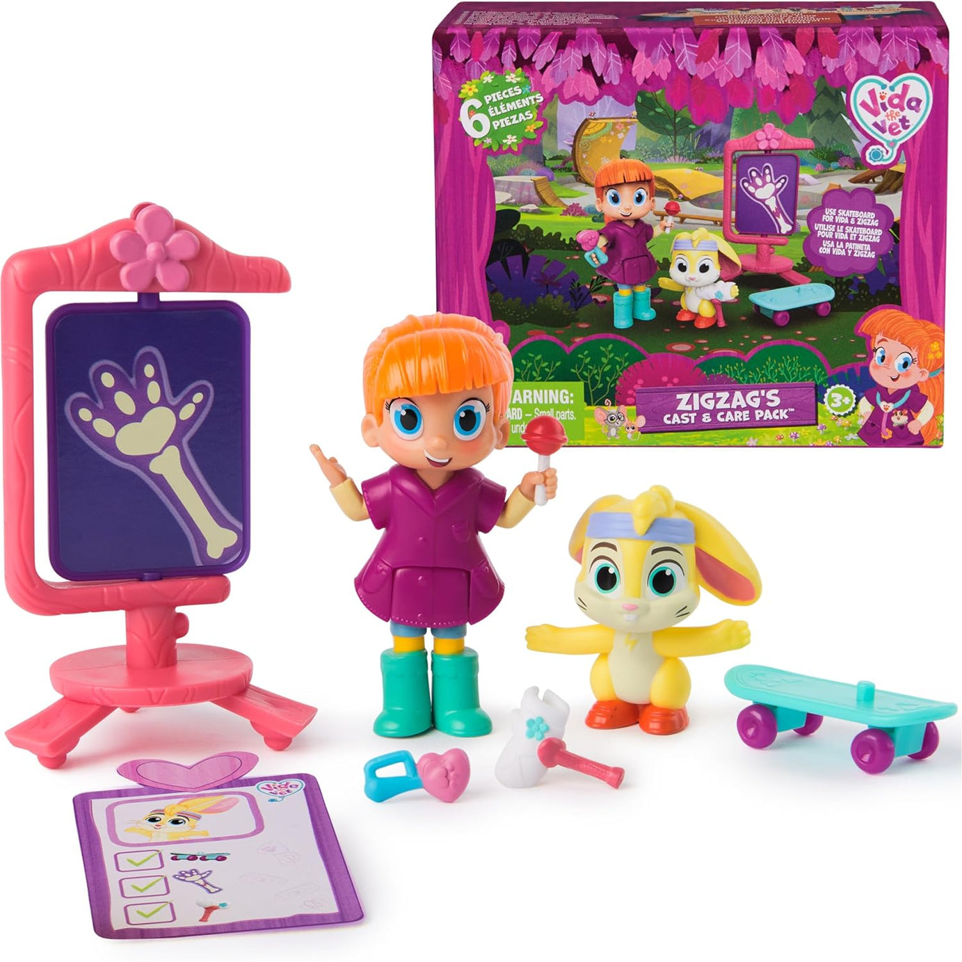 Dinossi - Vida The Vet, Zig Zag'ın Vida & Zig Zag Aksiyon Figürleri