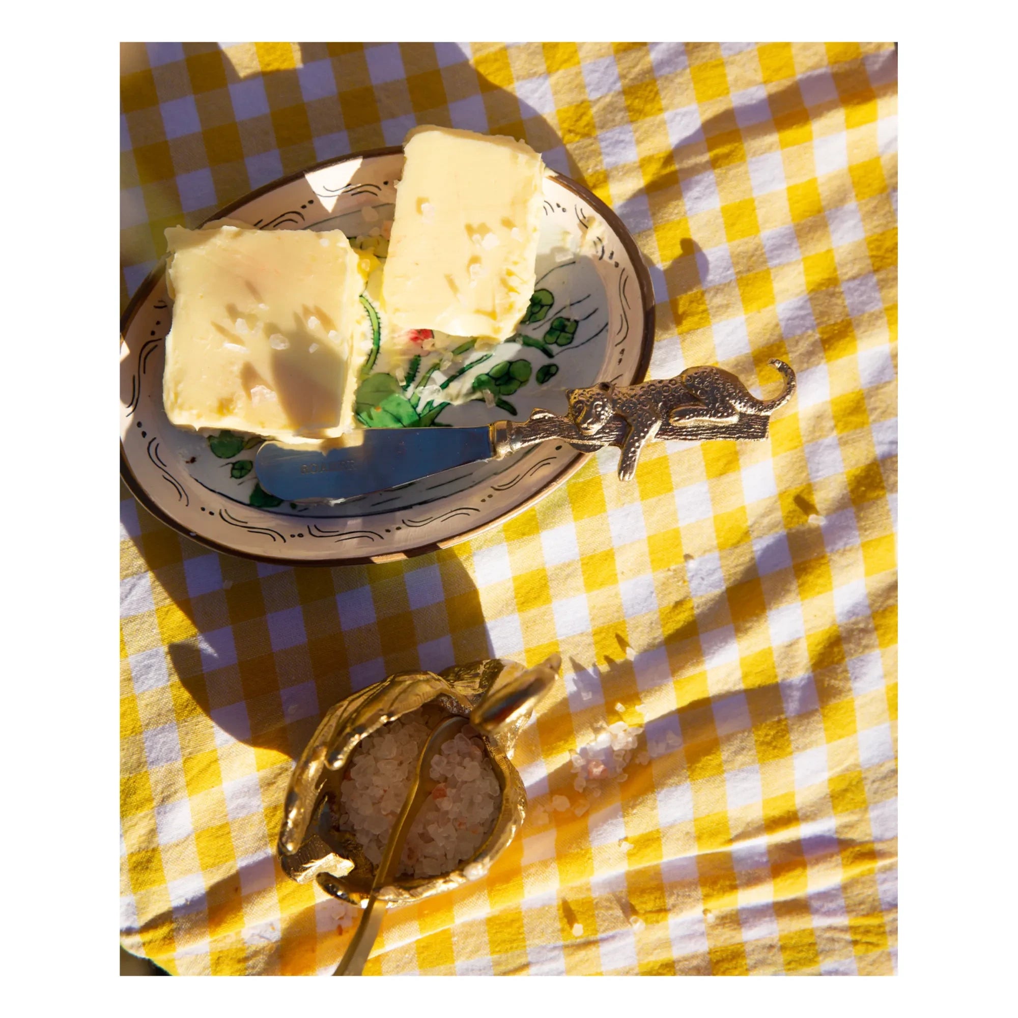 Doing Goods - Leoparden-Messing-Butter-Messer | Gold