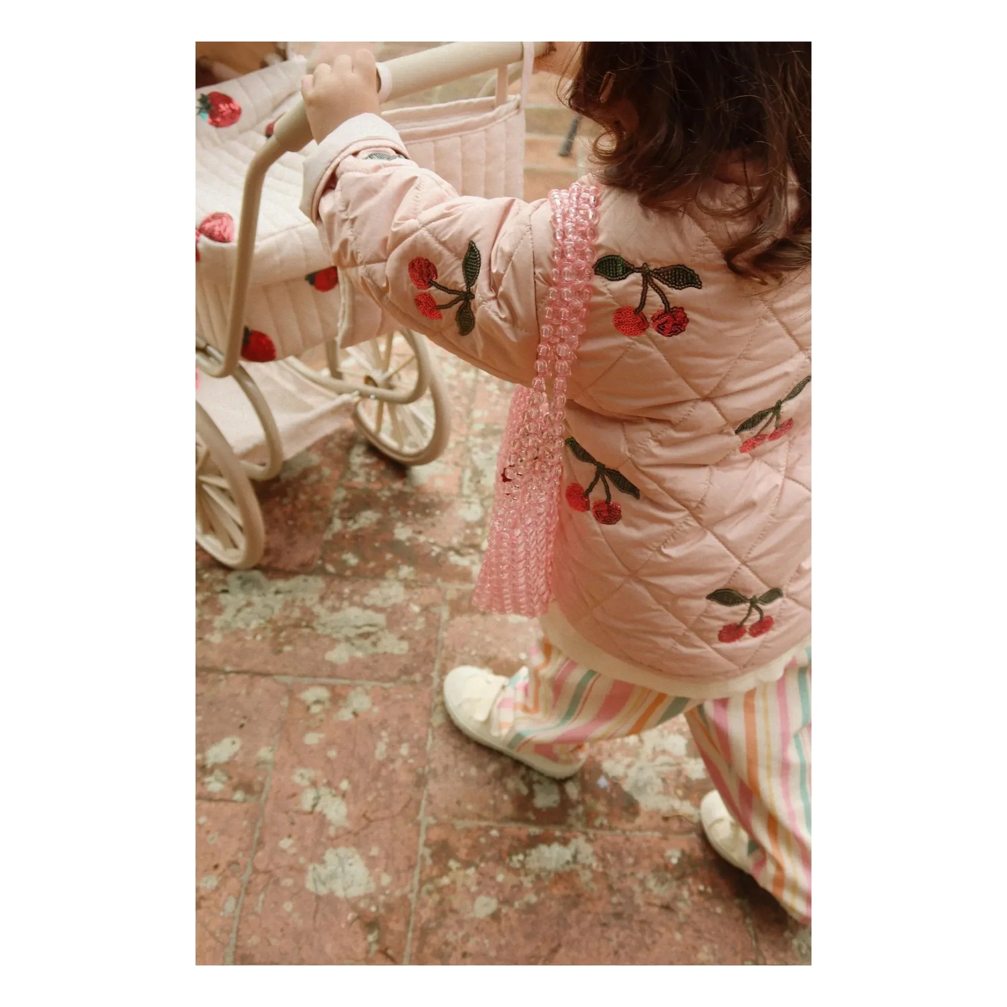 Konges Sløjd - Sequins Flora Cerises Steppjacke | Rosa