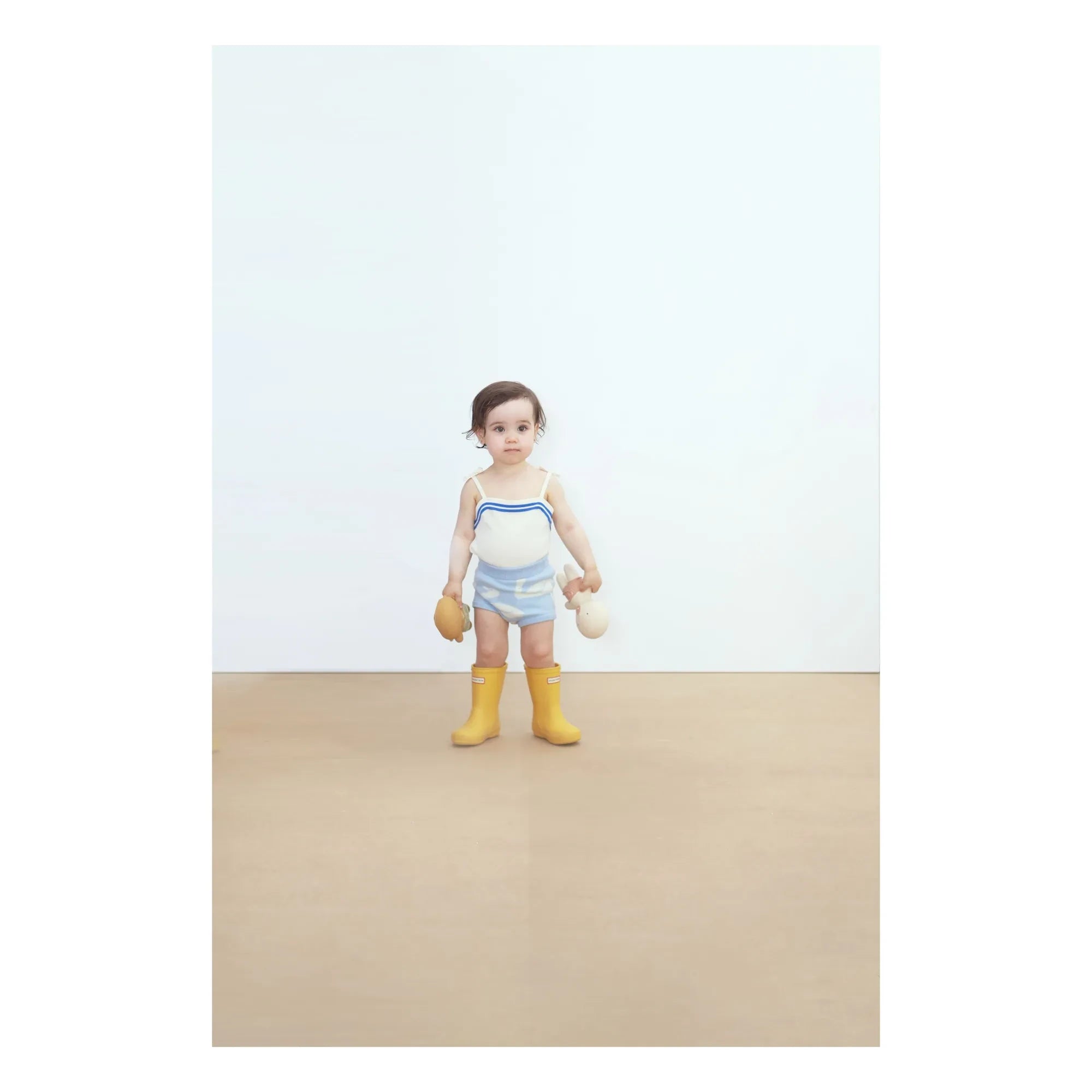 Tinycottons - Büzgülü Body Atlet | Beyaz
