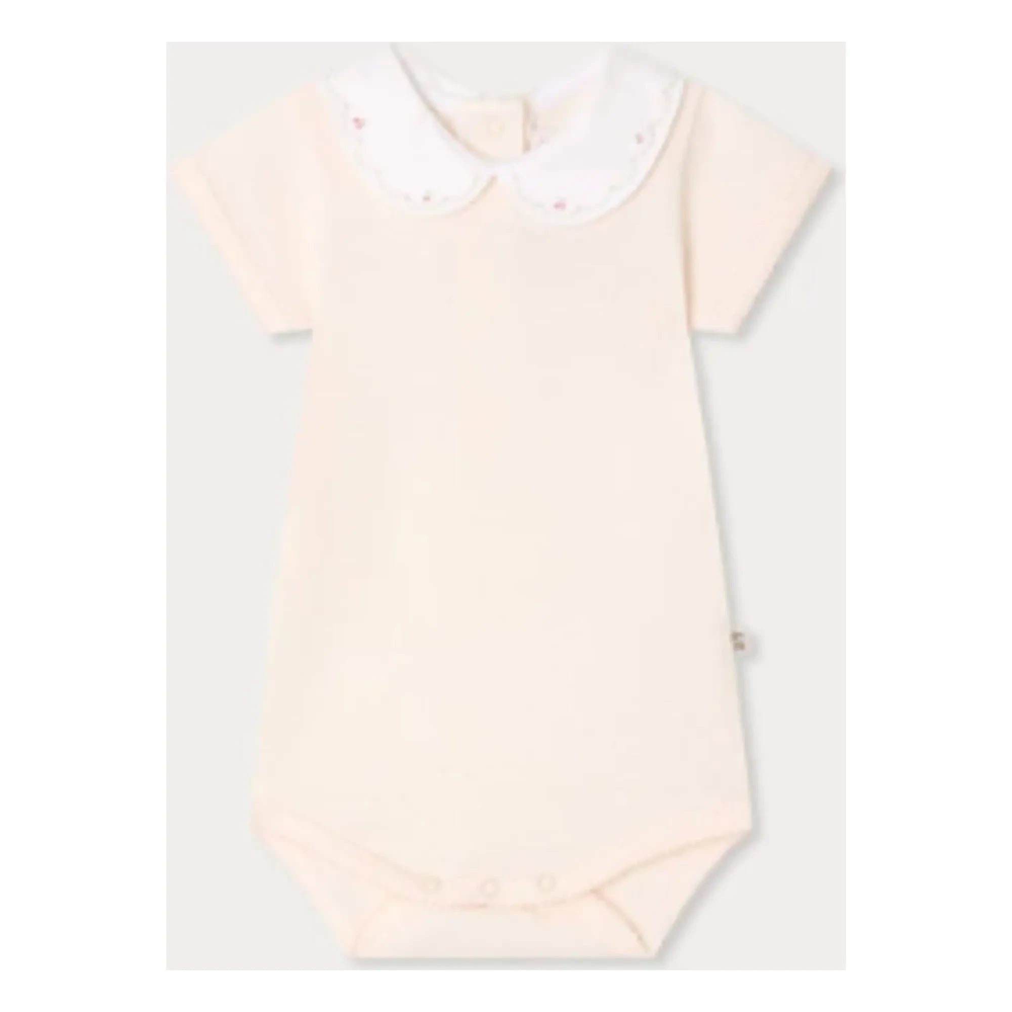 Bonpoint - Swan bodysuit in organic cotton | Powder pink