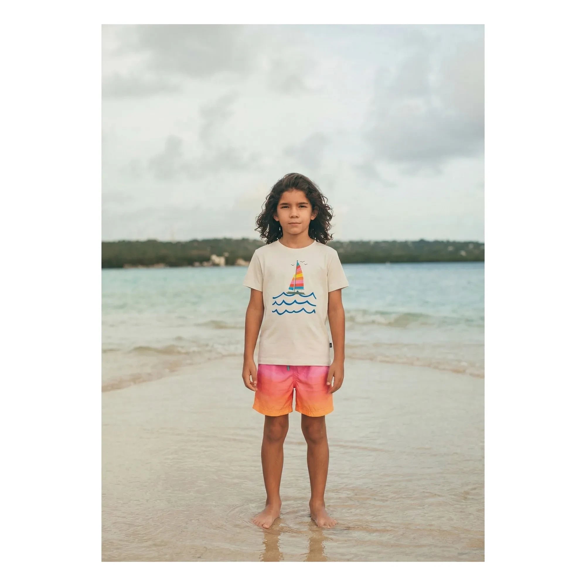 Pepita & Me - Layered Swim Shorts | Pink