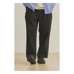 Kappy - Two Tuck Geniş Pantolon | Siyah