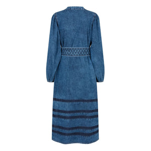 Lollys Laundry - Paris Denim Pamuk Elbise | Mavi