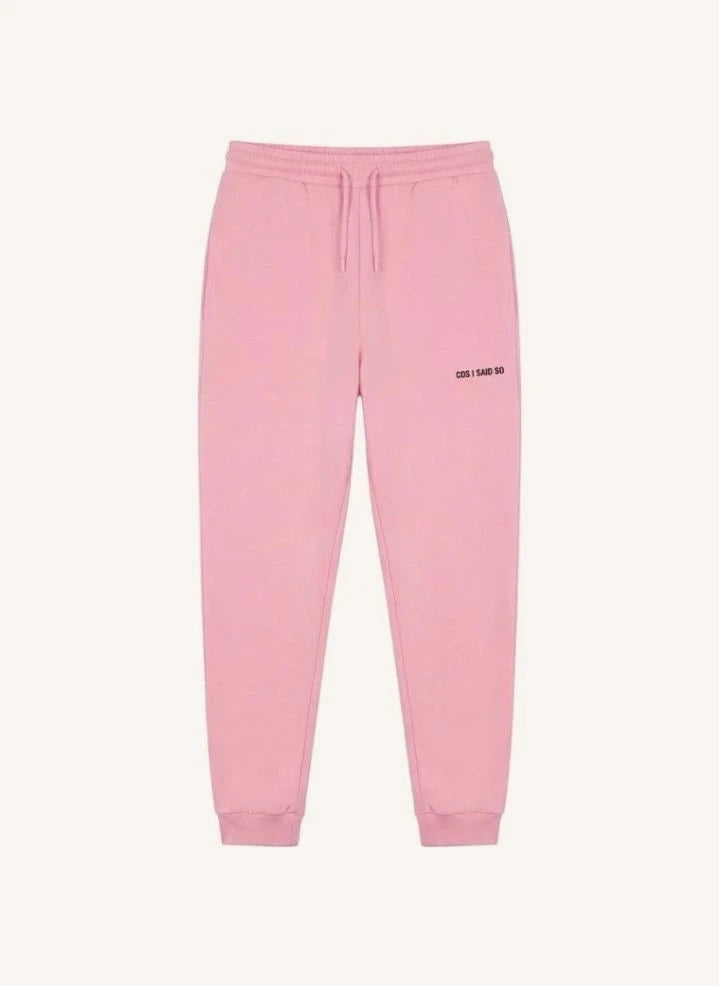 Cos I Said So - Organik Pamuk Logo Jogger | Pembe