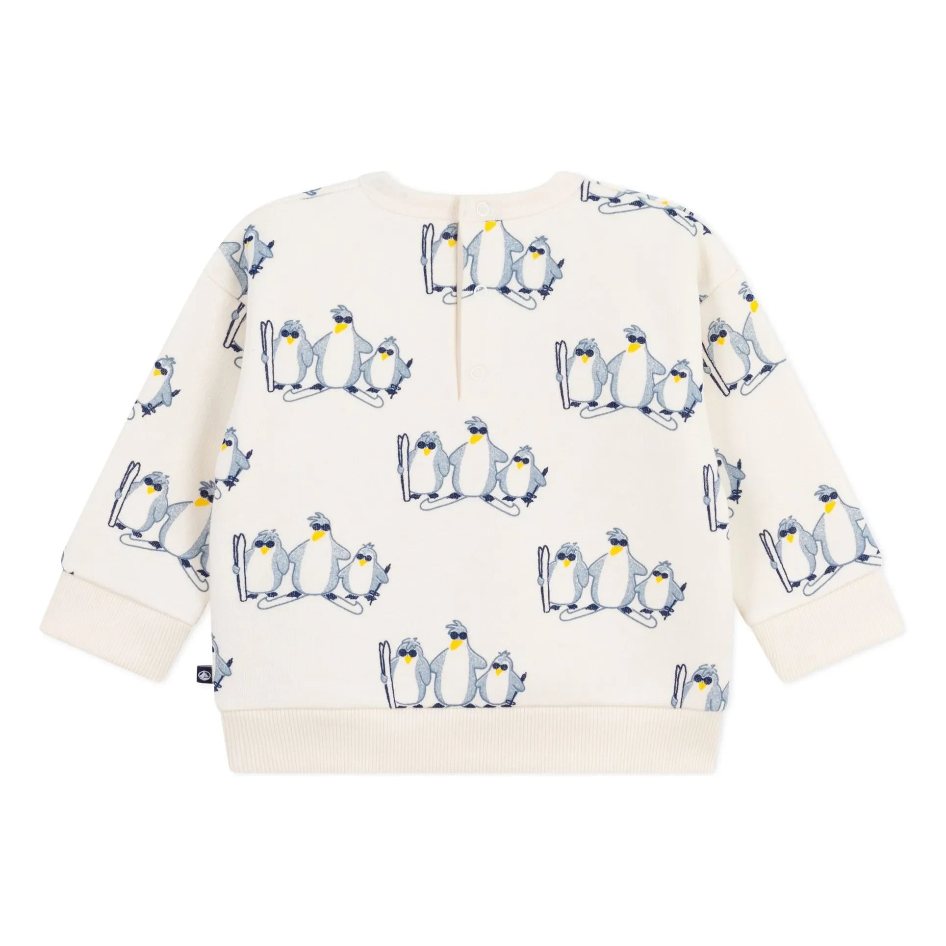 Petit Bateau - Penguins As Des Glaces Sweatshirt | Ekru
