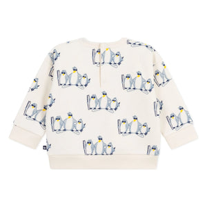 Petit Bateau - Penguins As Des Glaces Sweatshirt | Ekru