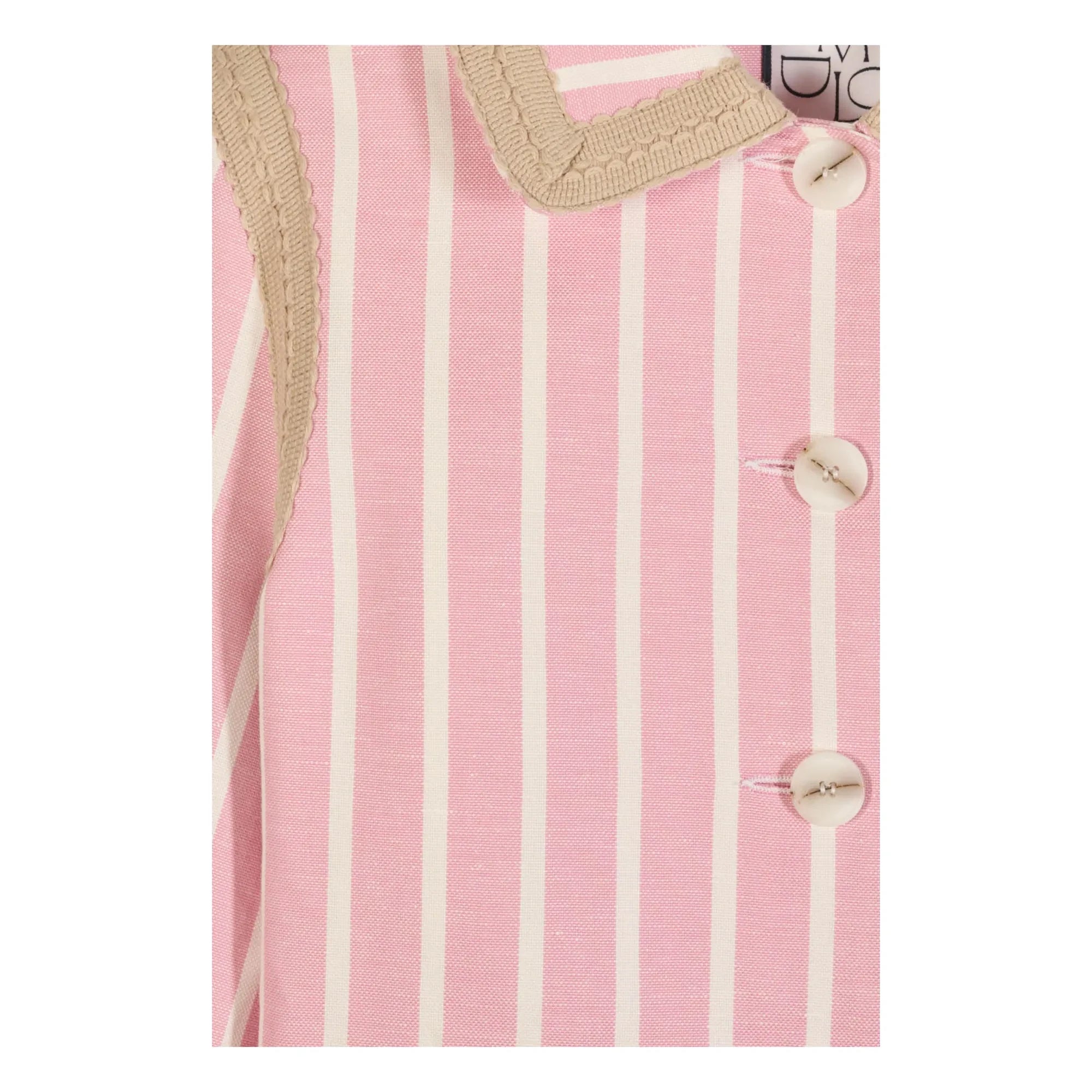 Maria de la Orden - Clover Baumwoll-Blazer mit Streifen | Rosa