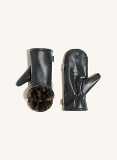 Apparis - Noa Leopar Fermuarlı Eldivenler
