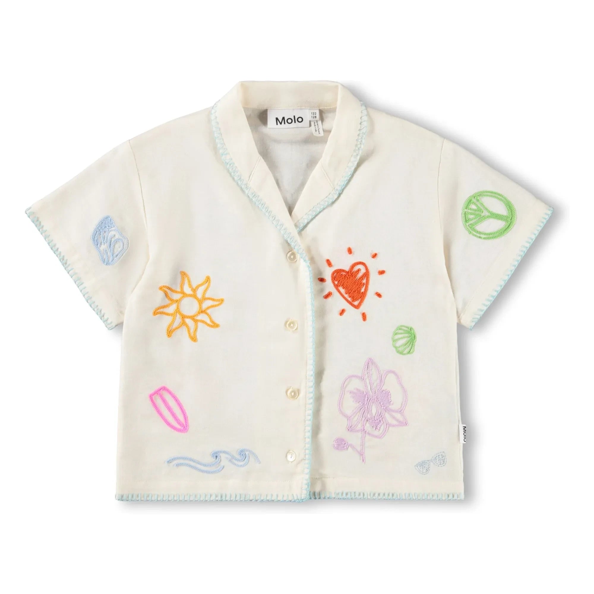 Molo - Rosalle Minis Doodles Shirt | Ivory