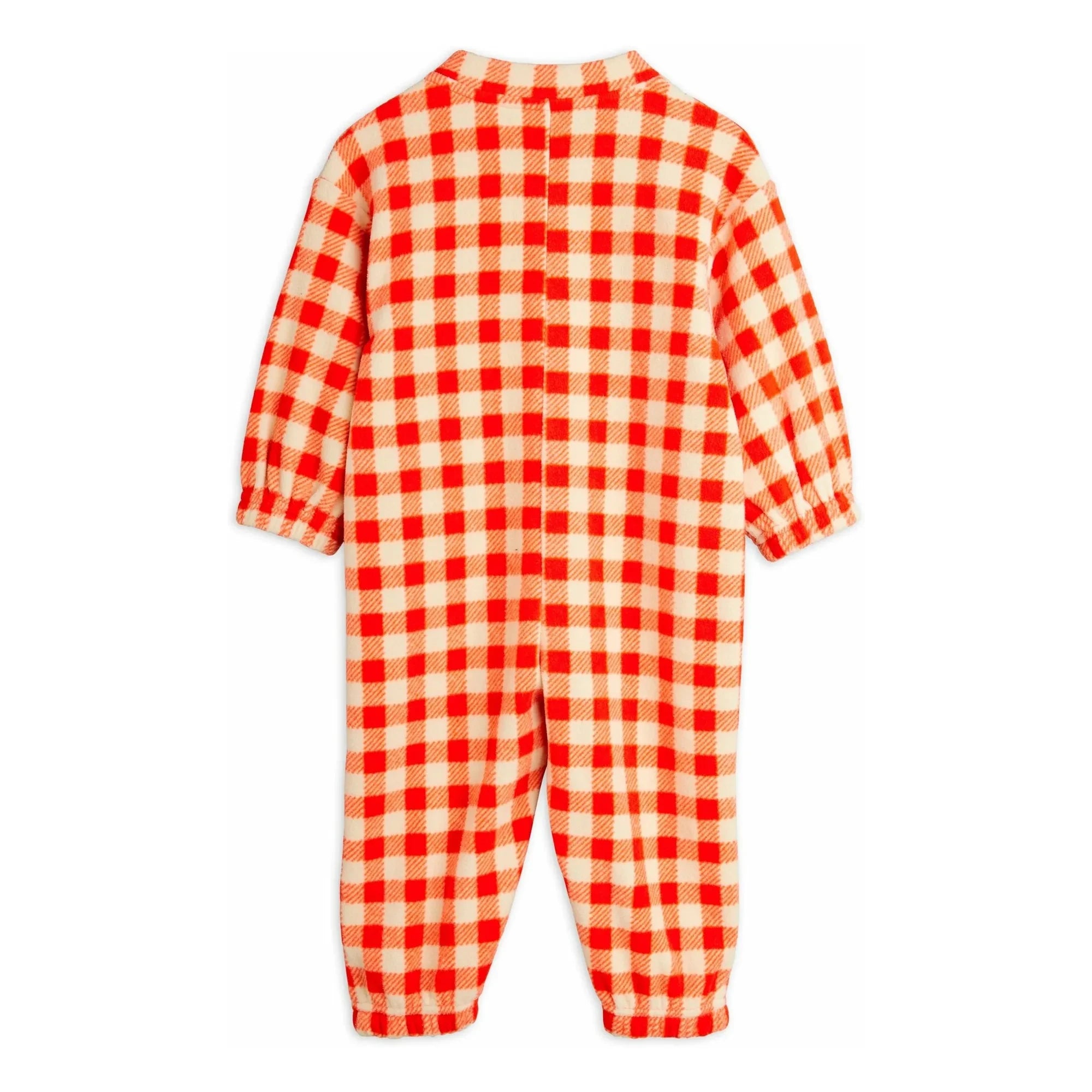 Mini Rodini - Kırmızı gingham tulum