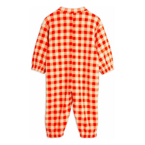 Mini Rodini - Kırmızı gingham tulum