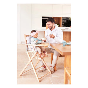 Combelle - Sarah Extra Foldable High Chair | Gray Blue