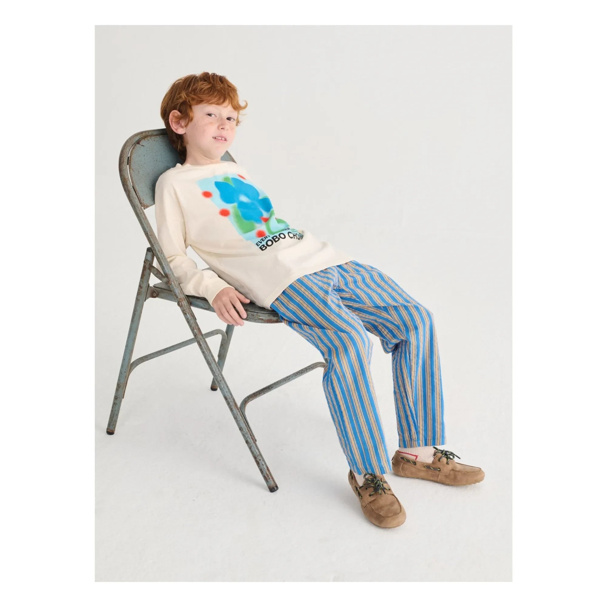 Bobo Choses - Gestreifte Hose | Blau
