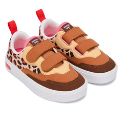 Hello Hossy - Leopard Scratch Sneakers | Krem