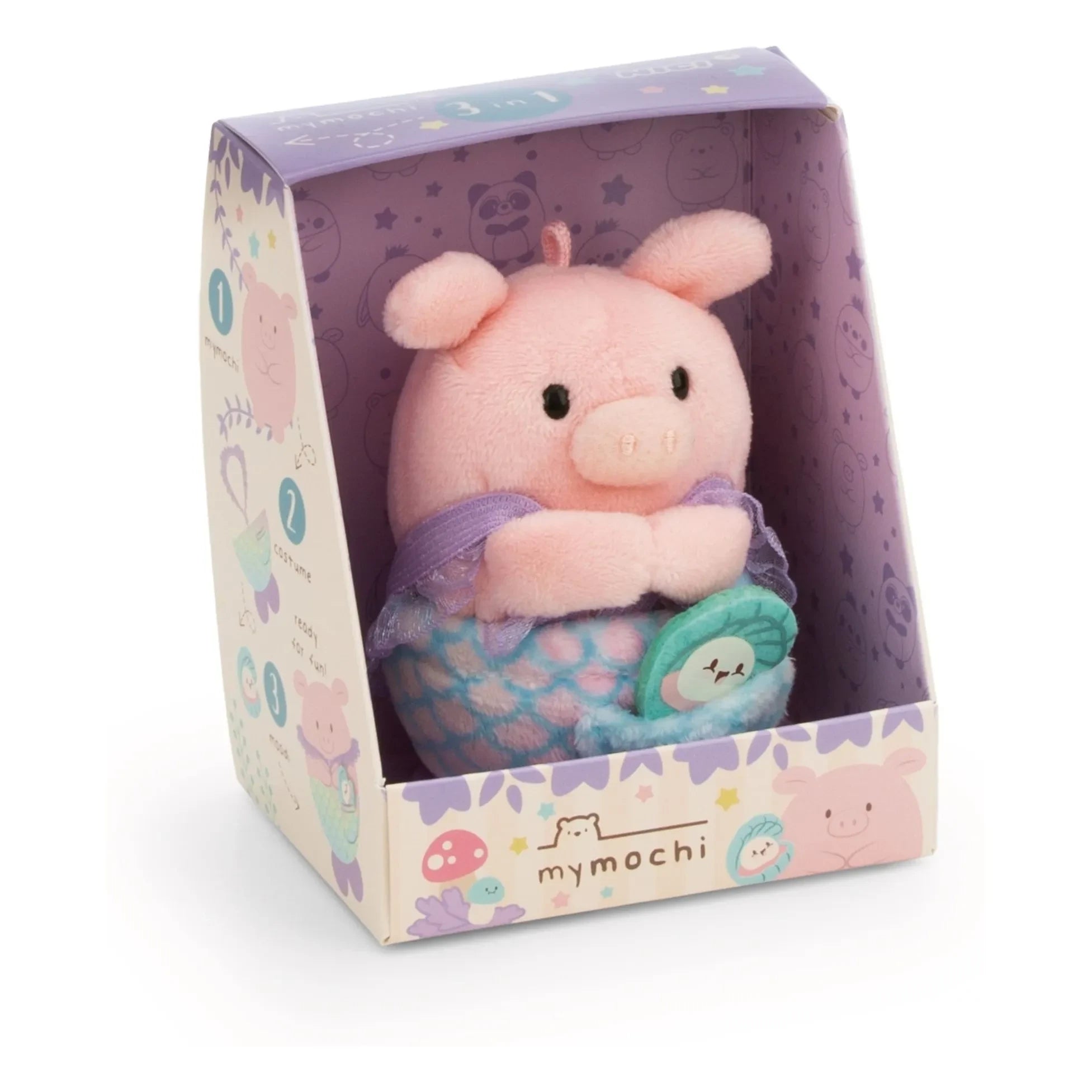 Nici - Onkel Mermaid als Plüschschwein | Rosa