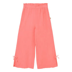 Cozmo - Lilafarbene Musselin-Hose | Koralle