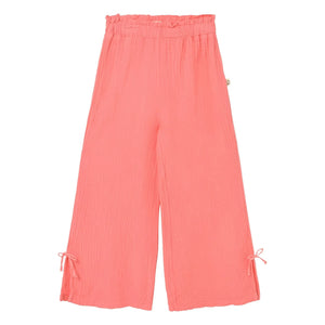 Cozmo - Lilafarbene Musselin-Hose | Koralle