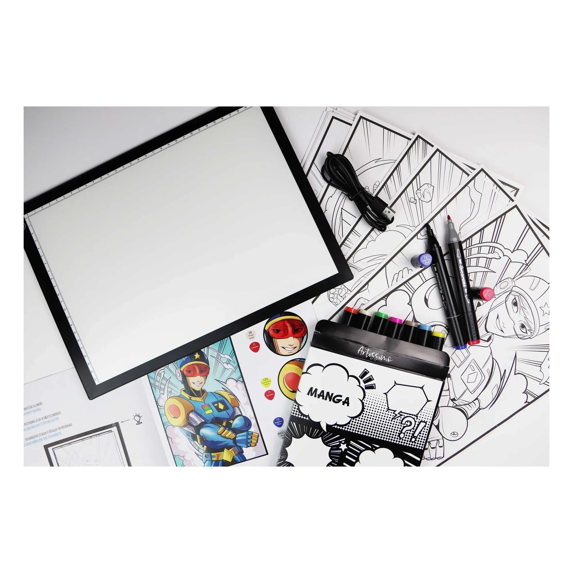 Sycomore - Manga - Leuchttisch- und Marker-Workshop