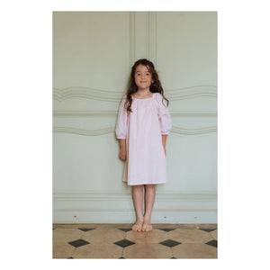 Risu Risu - Ostuni Vichy Bio-Baumwolle Nachthemd | Hellrosa