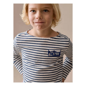 Bonpoint - Gestreiftes Baudelaire T-Shirt | Ecru