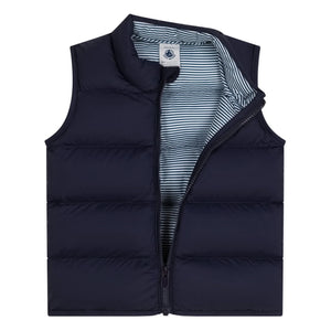 Petit Bateau - Ärmellose gesteppte Babyweste | Marineblau