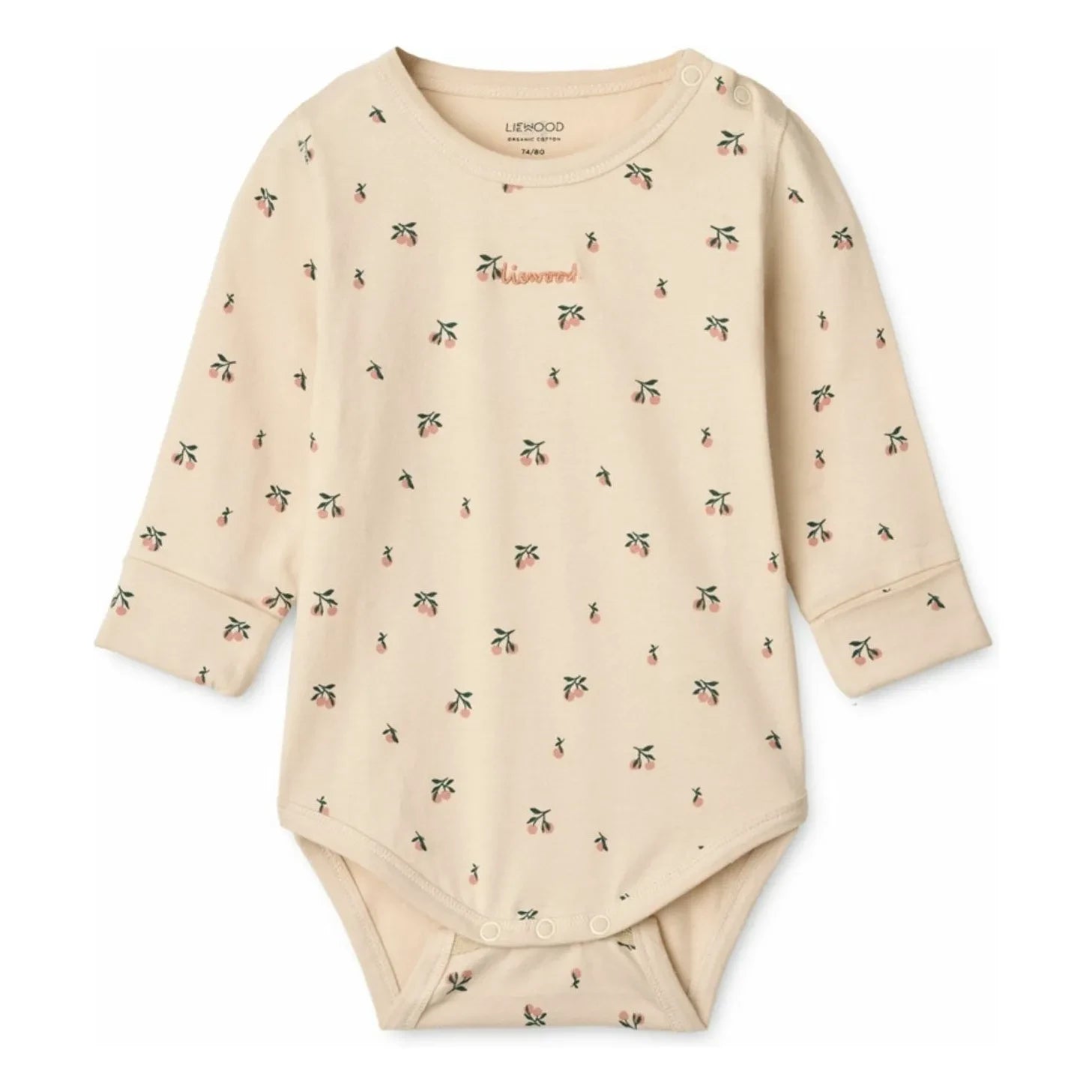Liewood - 2-pack Yanni Peach Organic Cotton Bodysuit | Ecru