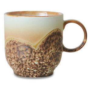 HKliving - Stone Ceramic Coffee Cup | Brown