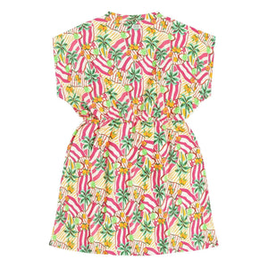 Tumble N'Dry - Marilia Palm Elbise Organik pamuk | Pembe