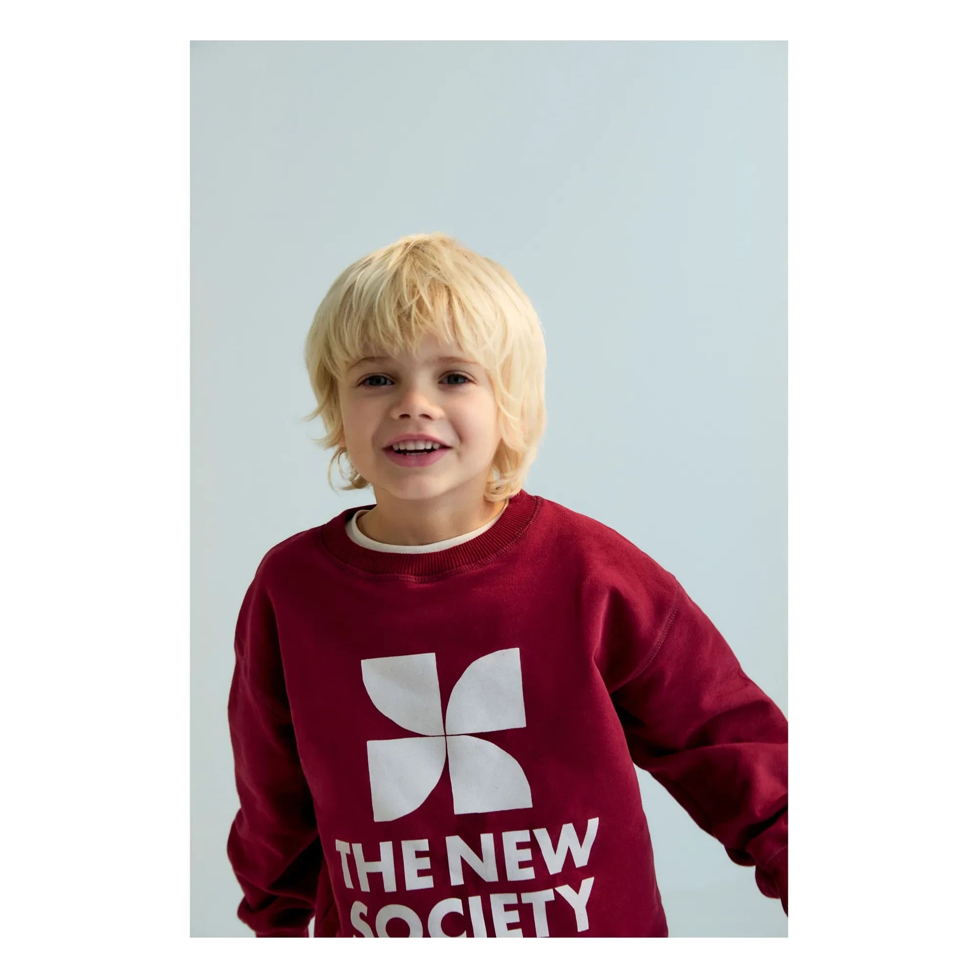 the new society - Sweat Logo | Bordo