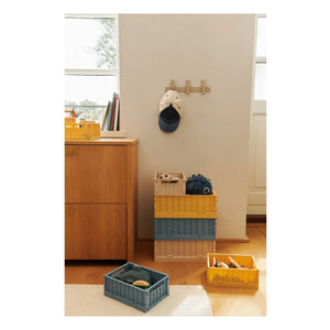 Liewood - Weston Faltbare Aufbewahrungsbox - 2er-Set | Beach Blue
