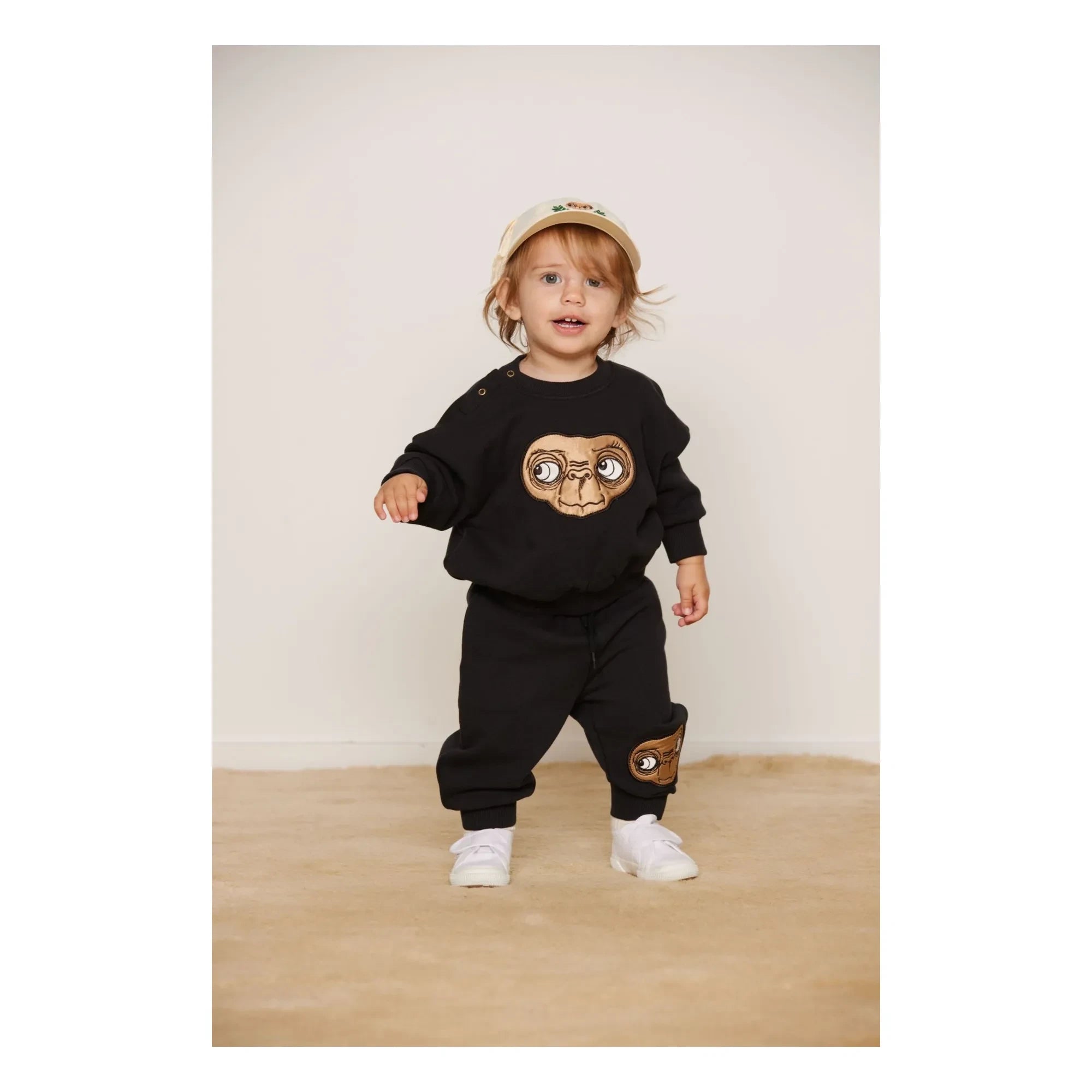 Mini Rodini - Jogger E.T. Organik pamuk | Siyah